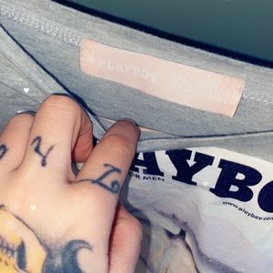 Missguided X playboy crop top